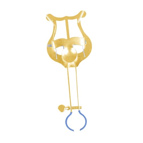 TTETTZ 楽譜のためのユニバーサルクラリネットリールクリップ、アイアンインストルメントアクセサリー, 14.7x2.3x4.6cm