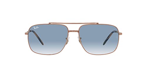 La mejor selección de Lentes Ray Ban Rosas comprados en linea. 43 RAY-BAN LENTES SOLAR 0RB3796 UNISEX METAL PILLOW ROSE GOLD 59