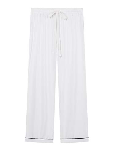 Image of Joyaria Women's Cooling Bamboo Viscose Pajama Set Long Sleeve Button Front | Hot Sleeper Comfort . Cooling Relief . Lightweight Feel for Sleeping & Lounging
