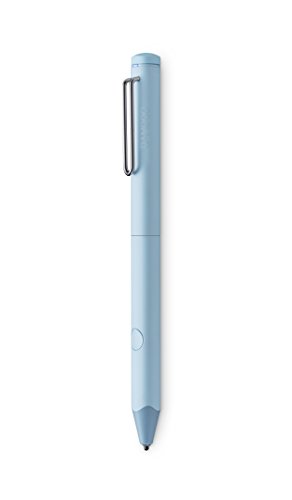 Wacom Bamboo Fineline Smart Stylus (3rd Generation) in Light Blue/Active Touch Pen for Apple iOS Touchscreen Input Devices Like iPhone or iPad