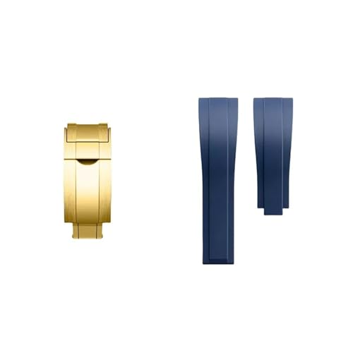 VRo[EHb`oh 20mm 21mm 22mm bNX `[_[ IK tbgGhEHb`xg \tgo[Xgbv tH[fBOobNΉ(Blue glold,20mm-width)