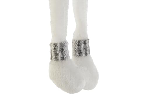 Raton blanc en polyester grande statue décorative de salon blanche 75 cm - 3