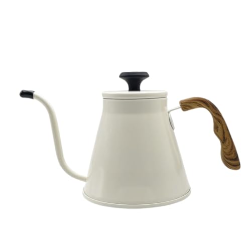 Bxzzuisコーヒーポット 細口 1200ML ステンレスコーヒーポット 直火用 IH対応 ドリップポット ステンレス ドリップポット 温度計付きケトル 大容量ケトル おしゃれ コーヒードリップポット コー??ヒーショップ 家庭用 室内 アウトドア用 (