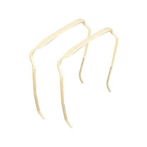 QULSE Curly Thick Hair Medium Headband, Invisible Hair Hoop, Curly Thick Hair Large Headband, Curly Thick Hair Headband Hand, Hairstyle Fixing Tool for Curly Hair, Thick Hair(Beige)