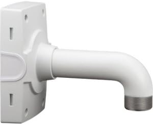 Axis Communications T91D61 Wall Mount with 1.5" NPS for Network Cameras, Cable Routing from Behind or Through 3/4" Conduit Hole on Side, White