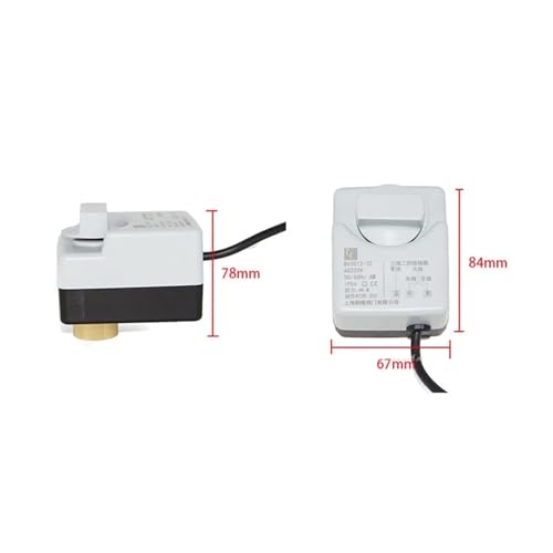 Válvula de bola motorizada 2 vías actuador eléctrico CA 220V interruptor manual DN40 3