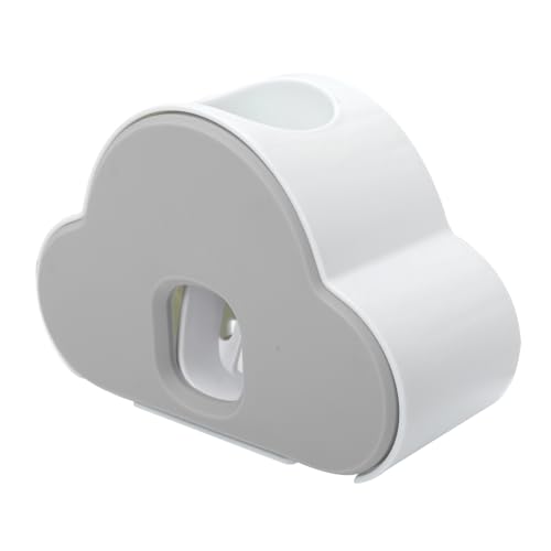 WOONEKY 1pc Sink Toothpaste Squeezing Tool Rotating Dispenser White Toothpaste Tube Roller Home Toothpaste Squeezing Tool Abs