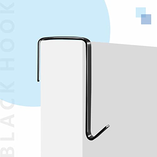 Vantasii 10 Pack Over The Door Hook, Sturdy Single Metal Over Door Hanger Electroplate Metal Hook for Hanging Towels, Clothes - Image 4