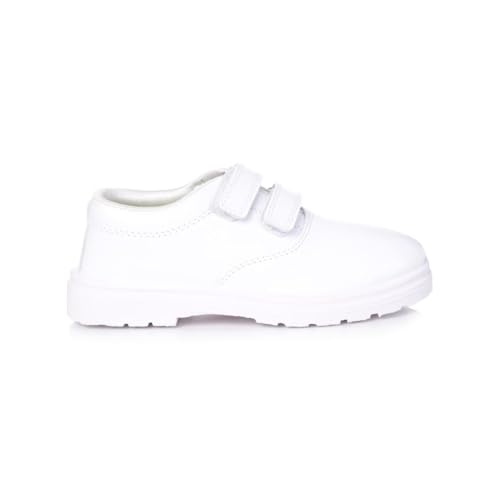Image of Velcro School Shoes for Kids Lightweight Durable Comfortable Uniform Footwear