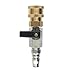 Practical 3/8 Inch Air Flows Control Valves Quick Changing Connectors For Industrial Use Easy Installion