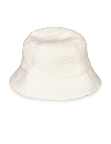Cecil Damen B572465 Teddy Bucket Hat, Teddy Vanilla White,...