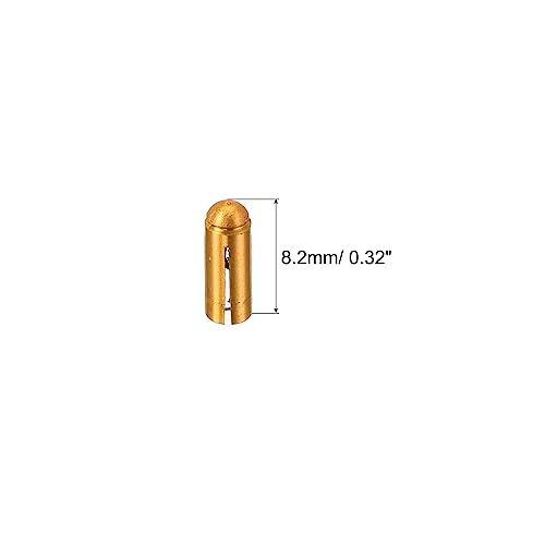 PATIKIL Dart Flight Protectors, Aluminum Alloy Dart Accessories Wing Savers for Steel & Plastic Flights - 6 Pack (Gold Tone) - Image 2