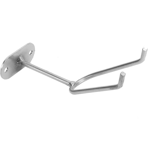 BAAQII 2 Pcs Paint Spray Gun Holder Stand for Gravity Feed Cup HVLP Wall Mounted Hook Booth Cup, Silver Sprayer Stand for Wall Bench Paint - Image 6