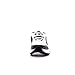 Nike Men's Air Monarch Iv Sneaker, White/Black, 11