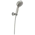 Delta Faucet ProClean Brushed Nickel Wall-Mount Handheld Shower, Handheld Shower with High Pressure Spray, Shower System with Handheld, Lumicoat Stainless 55884-SS-PR