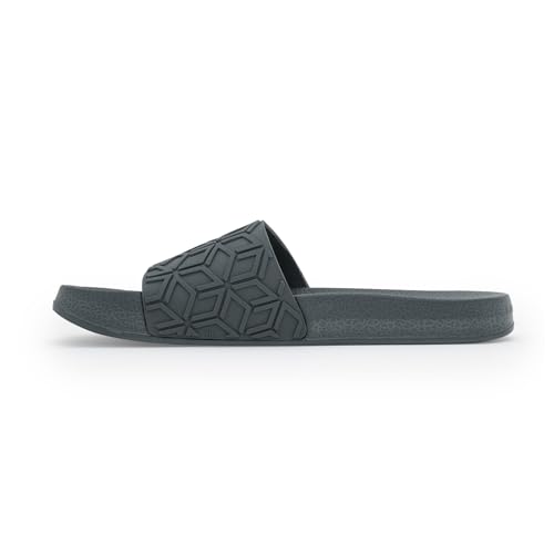 Image of Red Tape Womens Sliders in Slate Blue | Casual Pool Sliders | SLATE BLUE | 3 UK