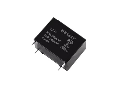 Relais 12V HF161F-12-H pour circuits imprimés domestiques