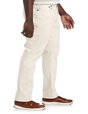 True Nation by DXL Men's Big and Tall Garment Dyed Stretch Twill Pants3