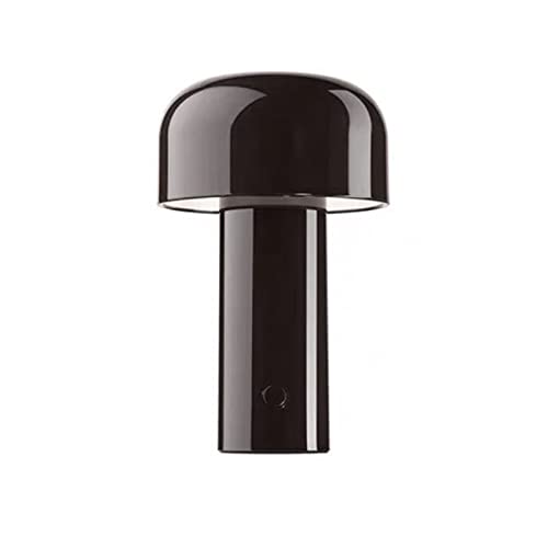 Liuwei Desk Lamp For Portable Touch Dimming,Usb Rechargeable Led Night Light Modern Mushroom Table Lamp For Living Room Bar Bedroom Bedside Study Home Office,Black #TOP1