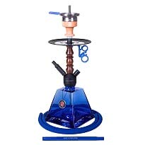 Khalil Mamoon Shisha Amy Deluxe Pyrawood Blue Hookah