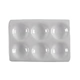 Durlo Plaque De Réaction De Spot En Porcelaine Blanche À 6 Puits, Idéale Pour Les Expérien...