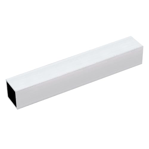 Image of sourcing map 6063 Square Aluminum Tube, 35mm x 35mm x 1.5mm Wall Thickness 204mm/8 Aluminum Industrial Straight Tube, Seamless Metal Tubing for Construction DIY Home Furniture