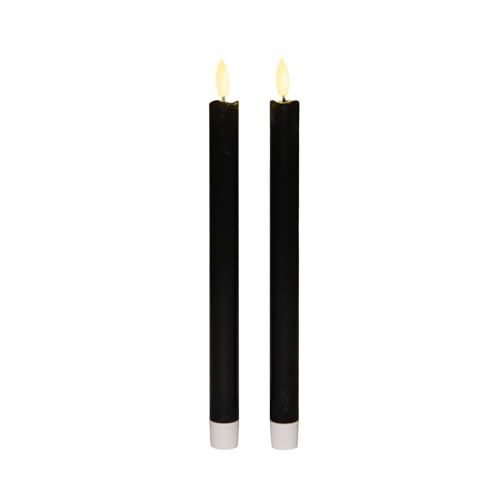 Coen Bakker LED 2er Set Stabkerzen mit Timer und 3D Flamme...
