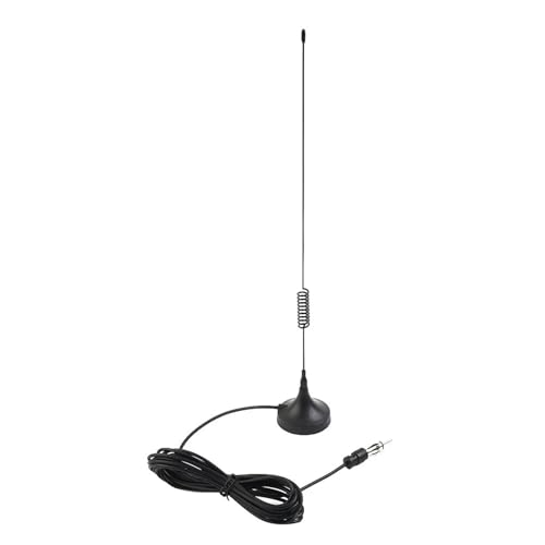 Antenne radio voiture FM/AM universelle avec amplificateur de signal intégré et connecteur SMA
