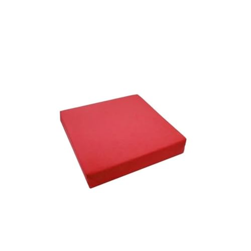 Teako Design Sitzauflage 45 cm x 40 cm für Gartenstuhl Livorno und Lucca, Sitzkissen, Gartenmöbel. Sitzkissen Stuhl, Bequem, Polsterauflagen, Gartenausstattung (Rot)