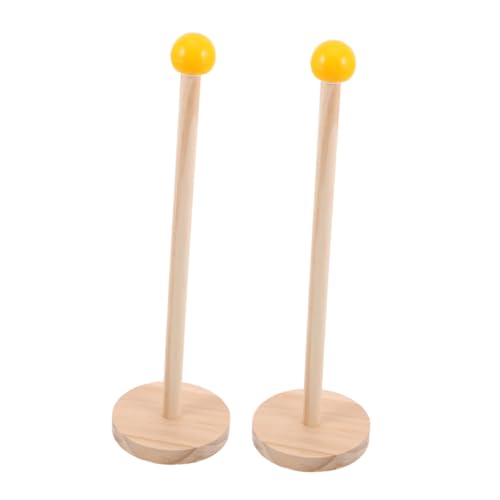 minkissy 2Pcs Natural Wood Hair Accessories Organizer Hair Tie Holder Display for Multifunctional Rack for Hair Clips Headbands and Bands Compact Design for Easy Storage