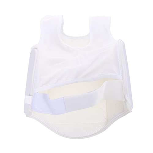 BESPORTBLE 1 Pc Protector de de pie atlético para Hombres Protector de Costillas Patada Uniforme de Entrenamiento Chaleco de kárate Suministro de protección Poliéster