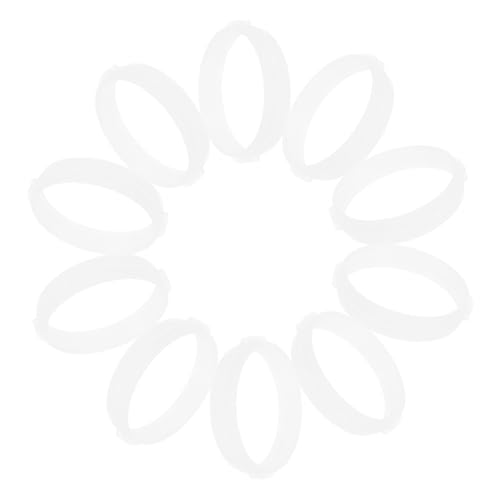 DIKACA 10個ハムスターネルリング ペットケージ用軽量透明チューブ接続器