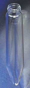 Chemglass Borosilicate Glass 15ml Centrifuge Tubes 15-415 Screw Thread, No Caps, CS220
