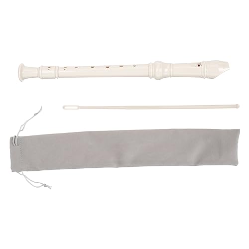 ERINGOGO Clarionet Boys and Girls Musical Instrument 8-hole Clarinet Wind Toy Soprano Recorder for Children Beginner Clarinet Professional Boys and Girls Instrument White