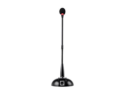 Image of Monoprice Commercial Audio Desktop Paging Microphone with On /Off Button (NO Logo)