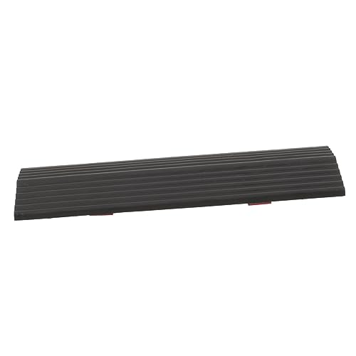 HAWILLOSCH 2Pcs Threshold Ramp Pad for Durable Plastic Ramps for Home Use Easy to Install Lightweight Non Slip Sweeping Cushion