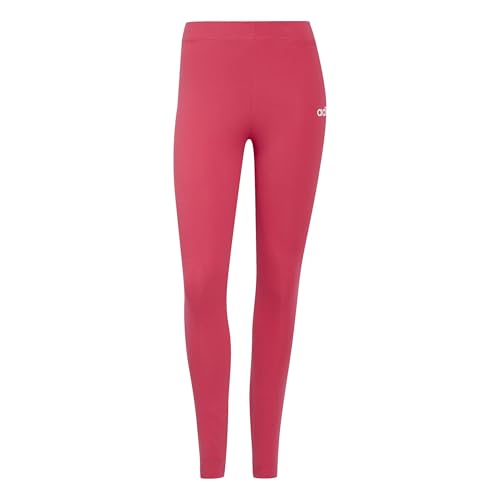 adidas Mujer Essentials Linear Cotton Leggings Tights, power pink/white, XS