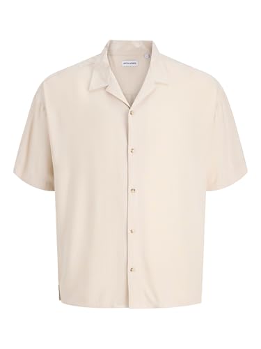 Jjejeff Resort Solid Shirt SS Sn, Beige Clair, M