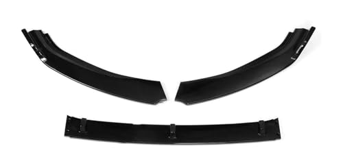 Voiture Becquets Avant pour VW pour T&Ouran 1T pour TDI pour TSI 2010 2011 2012 2013 2014 2015 Spoiler Pare-Chocs Avant Lèvre Séparation(Gloss Black)