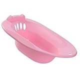 NOLITOY Sitz Bath Toilet Seat Basin for Postpartum Care Hip Bath Basin with Deep Bowl Pink for Pregnant Women and Postoperative Hygiene