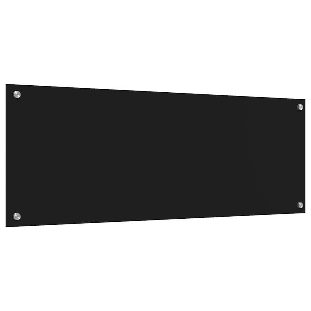INLIFE Küchenrückwand Schwarz 110 x 40 x 0.6 cm,Heim & Garten,Küche & Esszimmer,Küchenhelfer & -utensilien,Schwarz,7.4 KG,42001298