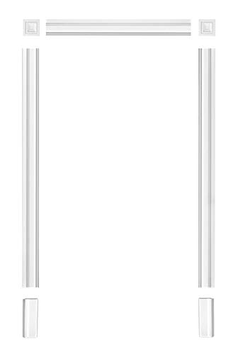 Türrahmen und Bauglieder | Komplettset | PU | stoßfest | Grand Decor | DK013