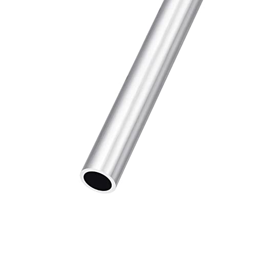 METALLIXITY 6063 Aluminum Tube (14mm OD x 11mm ID x 300mm L), Aluminum Round Tubing - for Home Furnishing, Machinery, DIY Handicraft