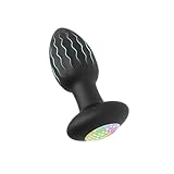 Massaggiatore vibrante Bluetooth Controllo app unisex Impostazioni regolabili Impermeabile(Style 1)