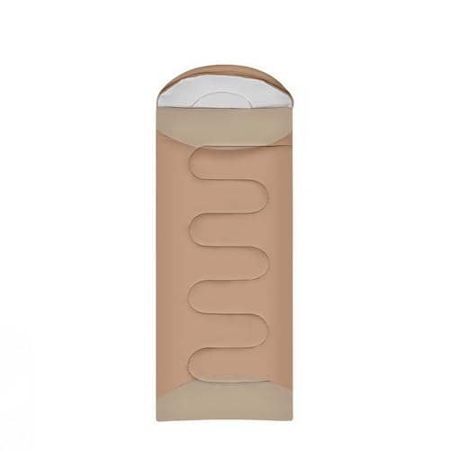 Bxzzuis 寝袋 、封筒型防寒、 防水 、 簡単収納 、 軽量、 冬用 夏用、 オールシーズン、 収納袋付き 、ワイド 連結、 全開可能、 丸洗い可能 、キャンプ アウトドア 、登山 車中泊 屋内用 来客用 防災用 (1.9KG カーキ,寝袋 + 収納