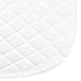 TuffRider Basic All Purpose Horse Riding Saddle Pad | Wither Relief Brushed Underside for Training and Competition - White