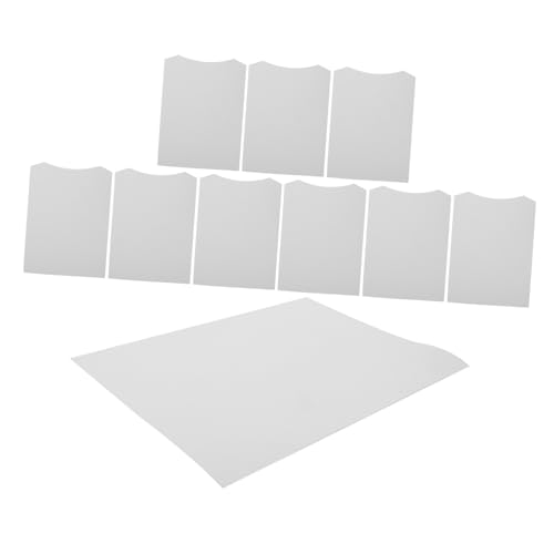 SAFIGLE 10 pièces Planche de Pliage pour Chemises Carton Résistant Déchirement Format pour T-Shirts et Vêtements Pliés Organisation Maison et Commerce