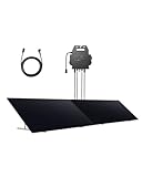 Anker SOLIX Balkonkraftwerk 1080W mit Halterungen, 2 * 540W Solarmodule, komplett Steckdose, Solaranlage...