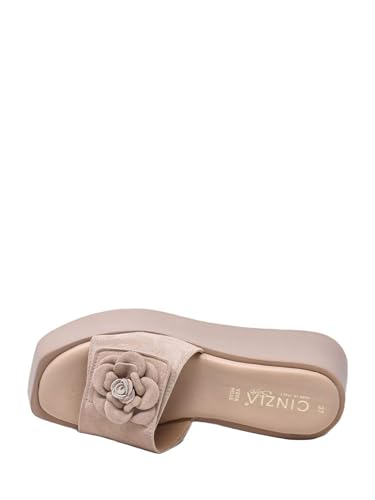 Sandales compensées élégantes style chic femme beige Cb65778-c