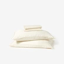 Buffy 100% Eucalyptus Lyocell Sheet Set - Silky Soft, Cool-to-The-Touch, Naturally-Dyed 4 Piece Set w/ 15 Deep Pockets Cream, Queen